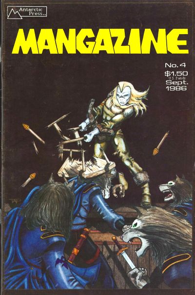 Cover for Mangazine (Antarctic Press, 1985 series) #4