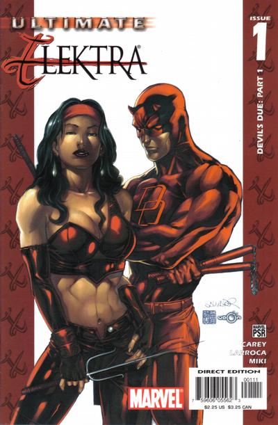 Cover for Ultimate Elektra (Marvel, 2004 series) #1