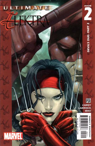 Cover for Ultimate Elektra (Marvel, 2004 series) #2