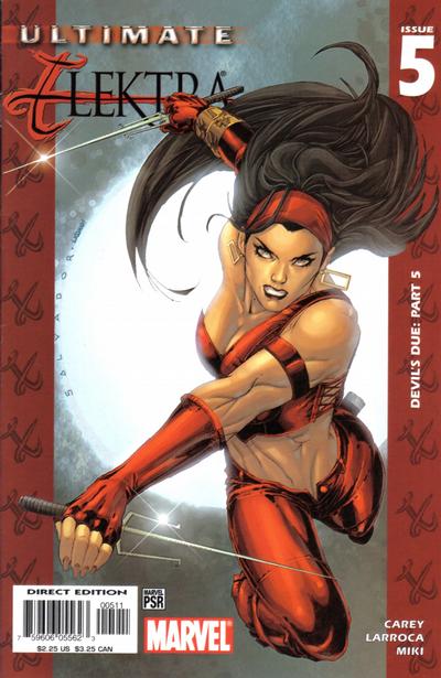 Cover for Ultimate Elektra (Marvel, 2004 series) #5
