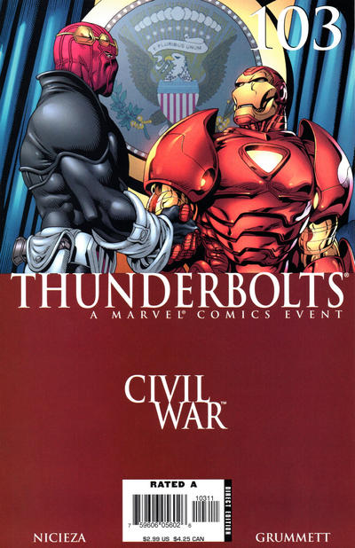 Cover for Thunderbolts (Marvel, 2006 series) #103