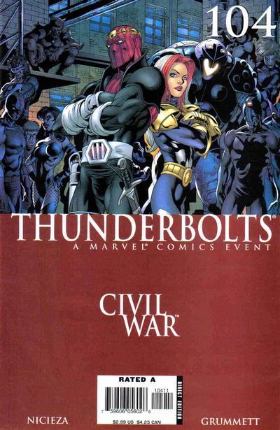 Cover for Thunderbolts (Marvel, 2006 series) #104