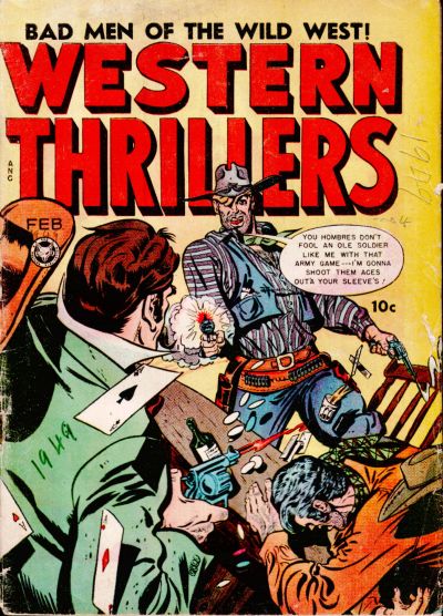 Cover for Western Thrillers (Fox, 1948 series) #4