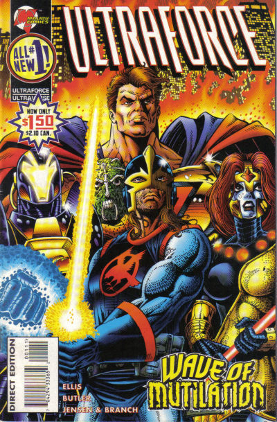 Cover for UltraForce (Marvel, 1995 series) #1 [Direct Edition]