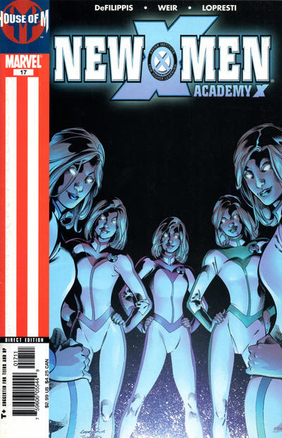 Cover for New X-Men (Marvel, 2004 series) #17