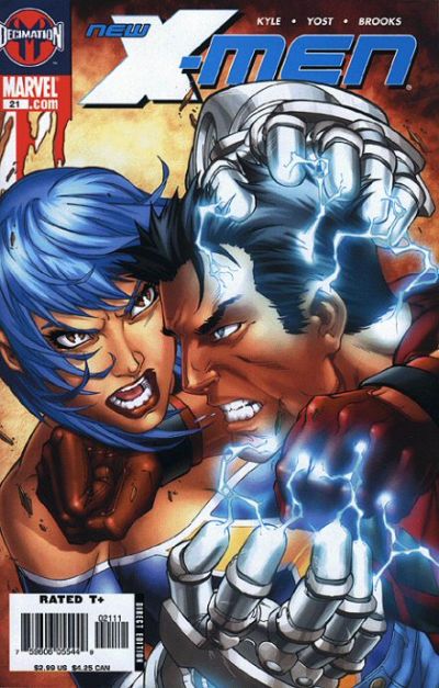Cover for New X-Men (Marvel, 2004 series) #21 [Direct Edition]