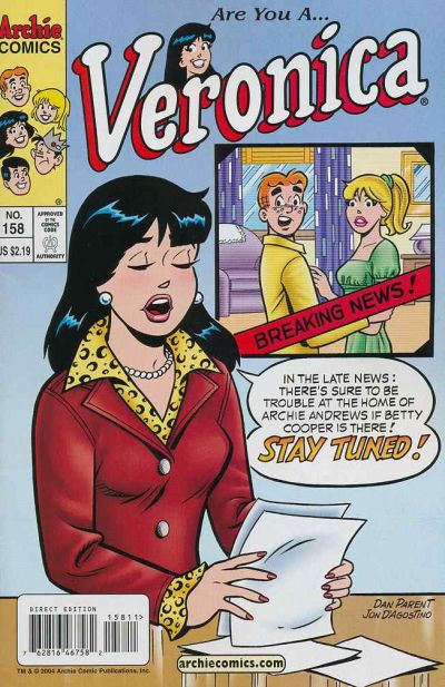 Cover for Veronica (Archie, 1989 series) #158