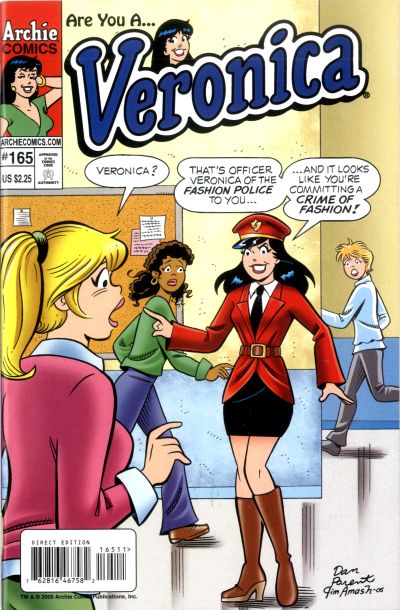 Cover for Veronica (Archie, 1989 series) #165 [Direct Edition]