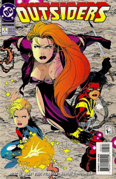 Cover for Outsiders (DC, 1993 series) #1 Ω [omega]