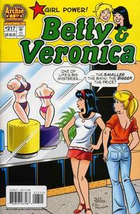 Cover Thumbnail for Betty and Veronica (Archie, 1987 series) #217 [Direct Edition]