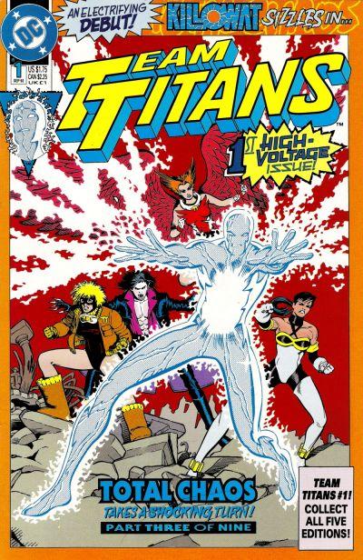 Cover for Team Titans (DC, 1992 series) #1 [Killowat]