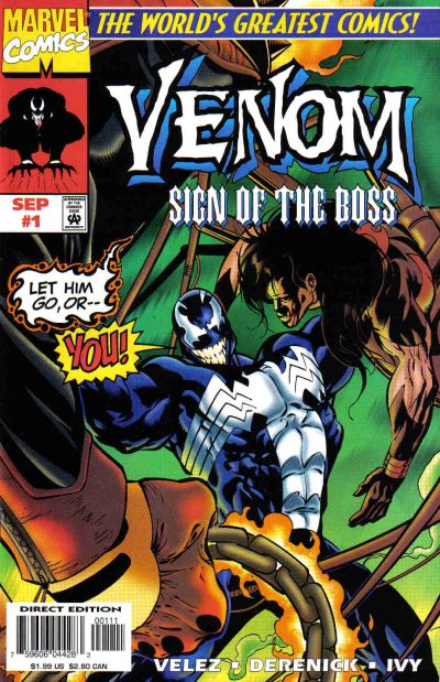Cover for Venom: Sign of the Boss (Marvel, 1997 series) #1