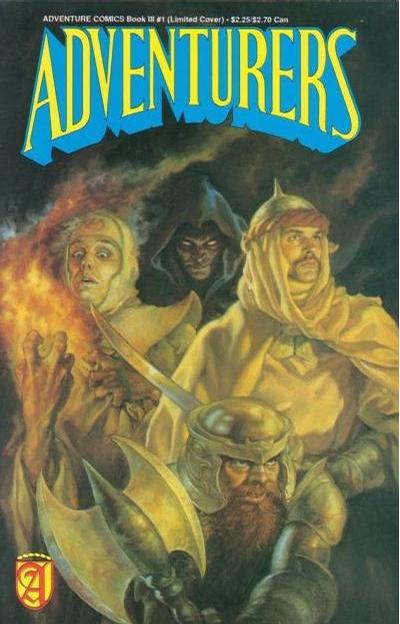 Cover for Adventurers Book III (Malibu, 1989 series) #1 [Limited Cover]