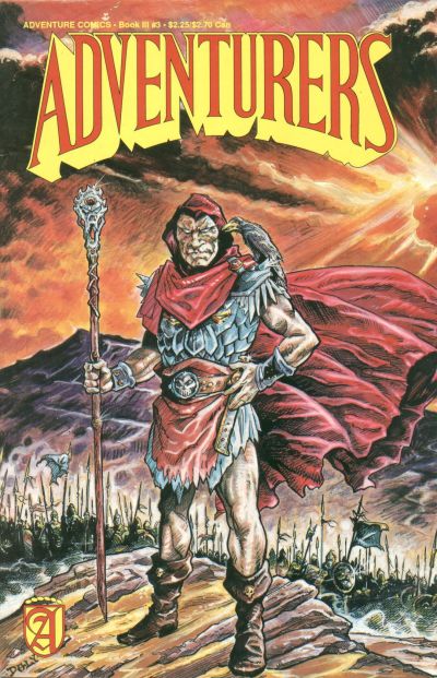 Cover for Adventurers Book III (Malibu, 1989 series) #3