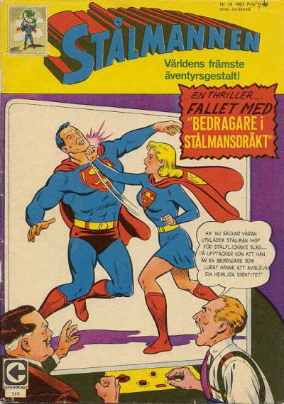 Cover for Stålmannen (Centerförlaget, 1949 series) #18/1967