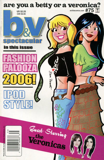 Cover for Betty and Veronica Spectacular (Archie, 1992 series) #75 [Newsstand]