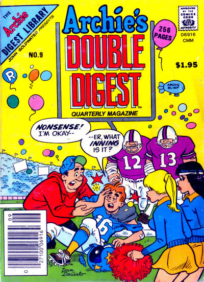 Cover for Archie's Double Digest Quarterly Magazine (Archie, 1982 series) #9