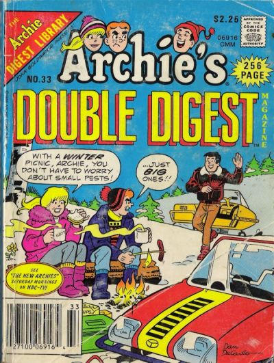 Cover for Archie's Double Digest Magazine (Archie, 1984 series) #33