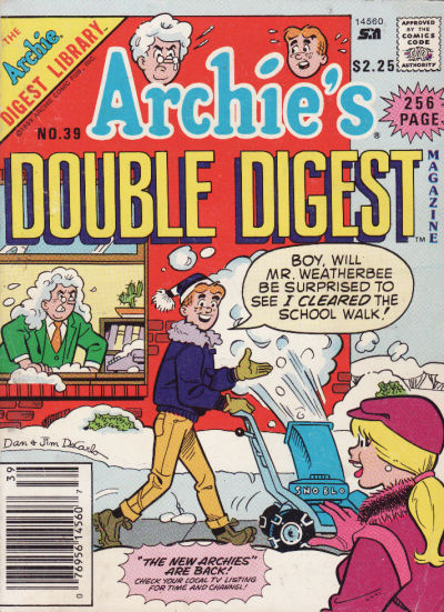 Cover for Archie's Double Digest Magazine (Archie, 1984 series) #39