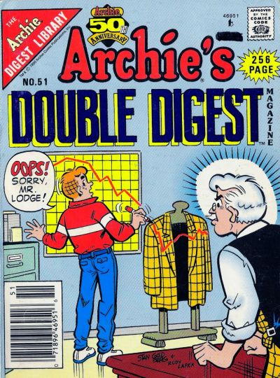 Cover for Archie's Double Digest Magazine (Archie, 1984 series) #51
