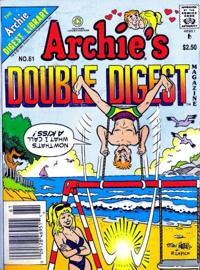 Cover for Archie's Double Digest Magazine (Archie, 1984 series) #61 [Newsstand]