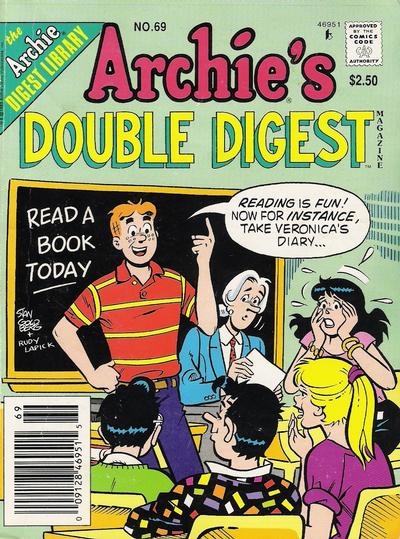 Cover for Archie's Double Digest Magazine (Archie, 1984 series) #69 [Newsstand]