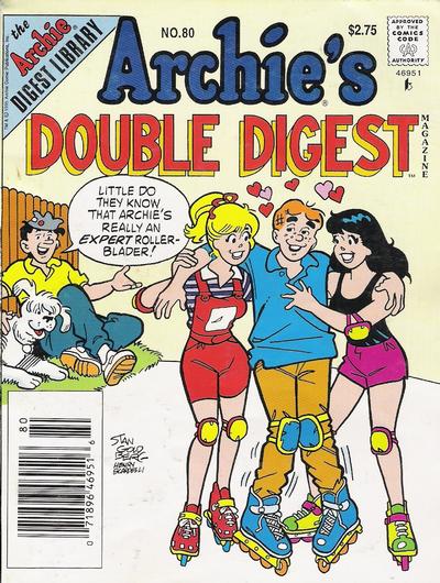 Cover for Archie's Double Digest Magazine (Archie, 1984 series) #80