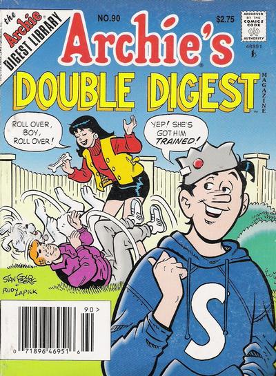 Cover for Archie's Double Digest Magazine (Archie, 1984 series) #90 [Newsstand]