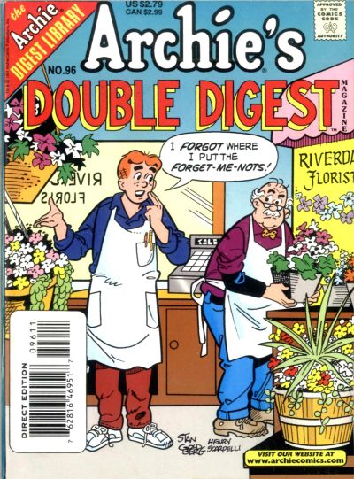 Cover for Archie's Double Digest Magazine (Archie, 1984 series) #96