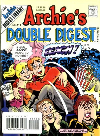 Cover for Archie's Double Digest Magazine (Archie, 1984 series) #114