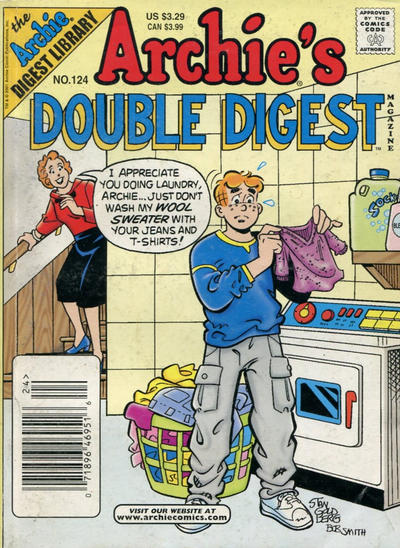 Cover for Archie's Double Digest Magazine (Archie, 1984 series) #124