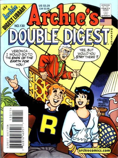 Cover for Archie's Double Digest Magazine (Archie, 1984 series) #130
