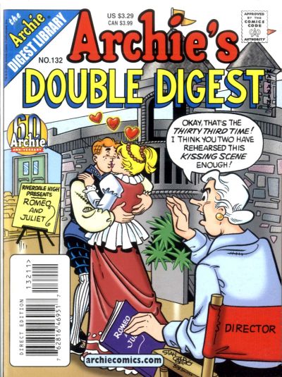 Cover for Archie's Double Digest Magazine (Archie, 1984 series) #132