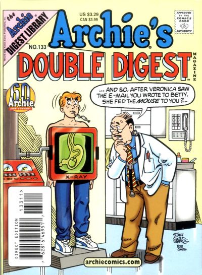 Cover for Archie's Double Digest Magazine (Archie, 1984 series) #133 [Direct Edition]