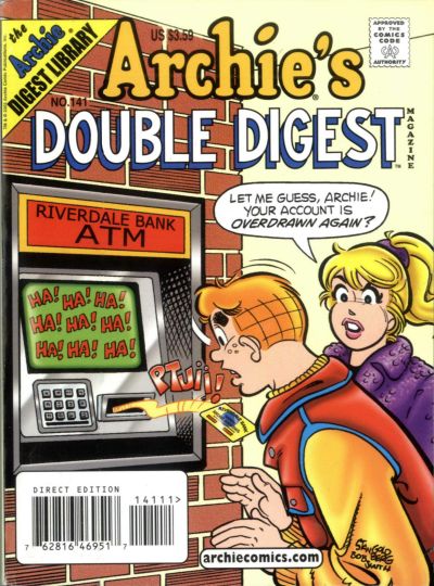 Cover for Archie's Double Digest Magazine (Archie, 1984 series) #141