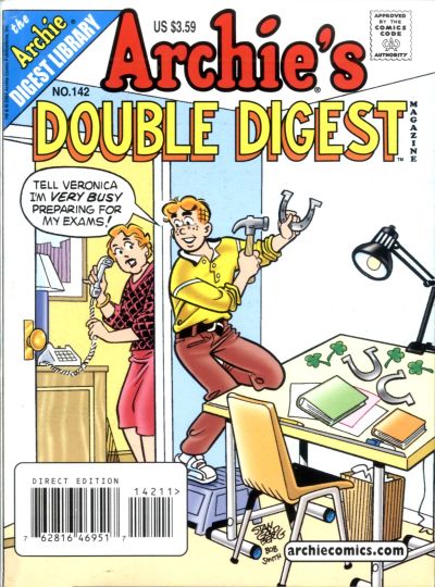 Cover for Archie's Double Digest Magazine (Archie, 1984 series) #142 [Direct Edition]