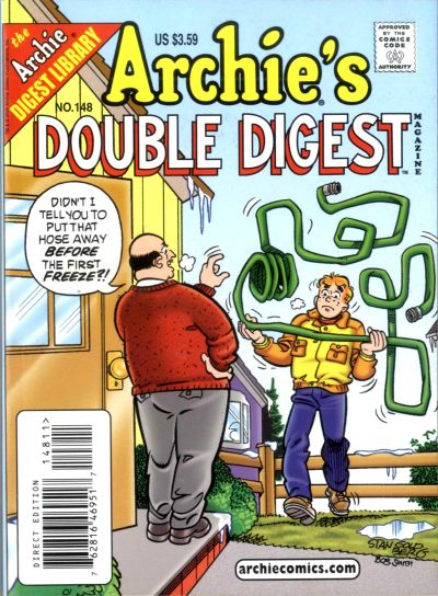 Cover for Archie's Double Digest Magazine (Archie, 1984 series) #148 [Direct Edition]