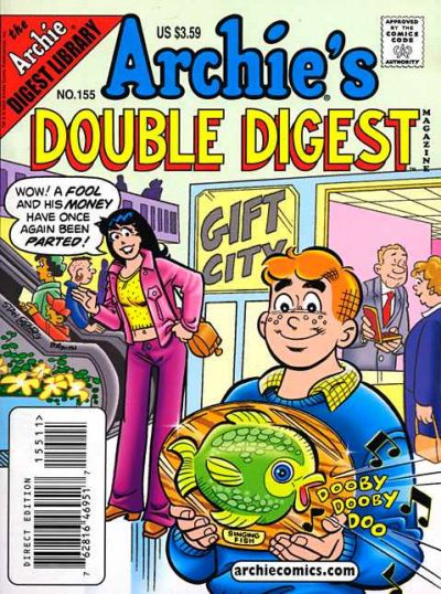 Cover for Archie's Double Digest Magazine (Archie, 1984 series) #155