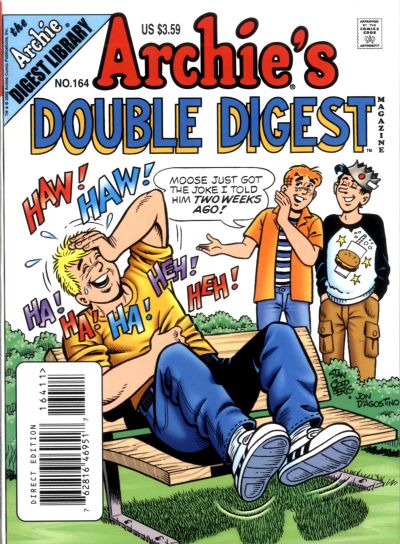 Cover for Archie's Double Digest Magazine (Archie, 1984 series) #164