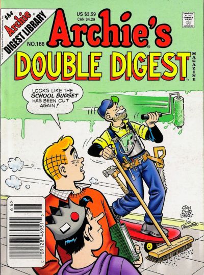 Cover for Archie's Double Digest Magazine (Archie, 1984 series) #166 [Newsstand]