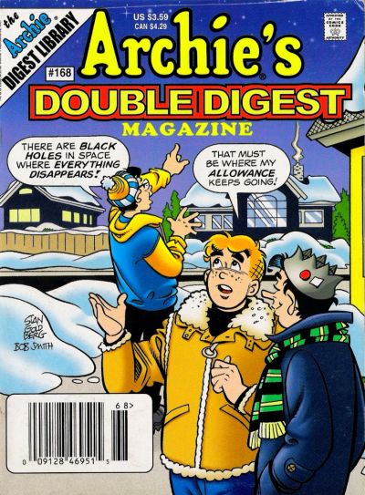 Cover for Archie's Double Digest Magazine (Archie, 1984 series) #168