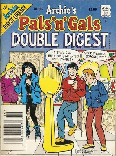 Cover for Archie's Pals 'n' Gals Double Digest Magazine (Archie, 1992 series) #16 [Canadian]