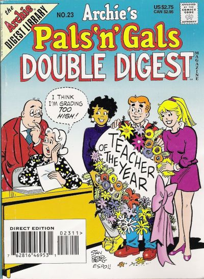 Cover for Archie's Pals 'n' Gals Double Digest Magazine (Archie, 1992 series) #23 [Direct Edition]