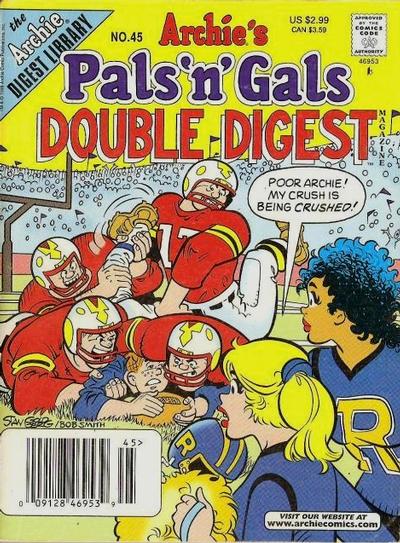 Cover for Archie's Pals 'n' Gals Double Digest Magazine (Archie, 1992 series) #45