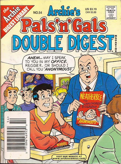 Cover for Archie's Pals 'n' Gals Double Digest Magazine (Archie, 1992 series) #54