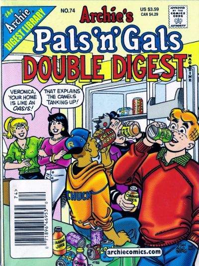 Cover for Archie's Pals 'n' Gals Double Digest Magazine (Archie, 1992 series) #74