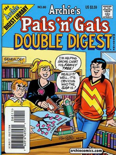 Cover for Archie's Pals 'n' Gals Double Digest Magazine (Archie, 1992 series) #80