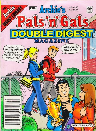 Cover for Archie's Pals 'n' Gals Double Digest Magazine (Archie, 1992 series) #102