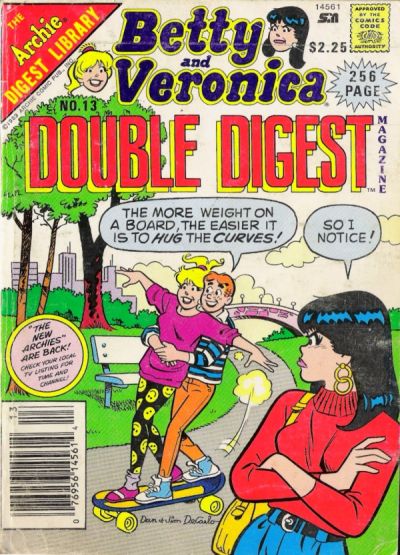 Cover for Betty and Veronica Double Digest Magazine (Archie, 1987 series) #13