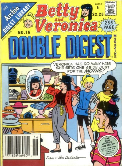 Cover for Betty & Veronica (Jumbo Comics) Double Digest (Archie, 1987 series) #16 [Newsstand]